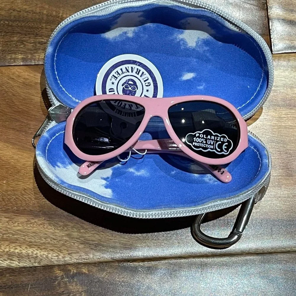 Babiators Pink Rad Rainbow Age 0-3 Polarized Sunglasses for Toddler and …